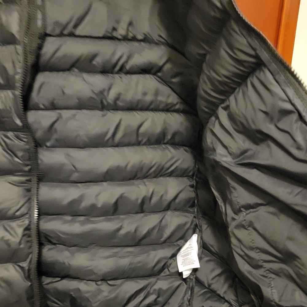Ralph Lauren Black Puffer Vest with Blue and Yellow Accents - Picture 10 of 11